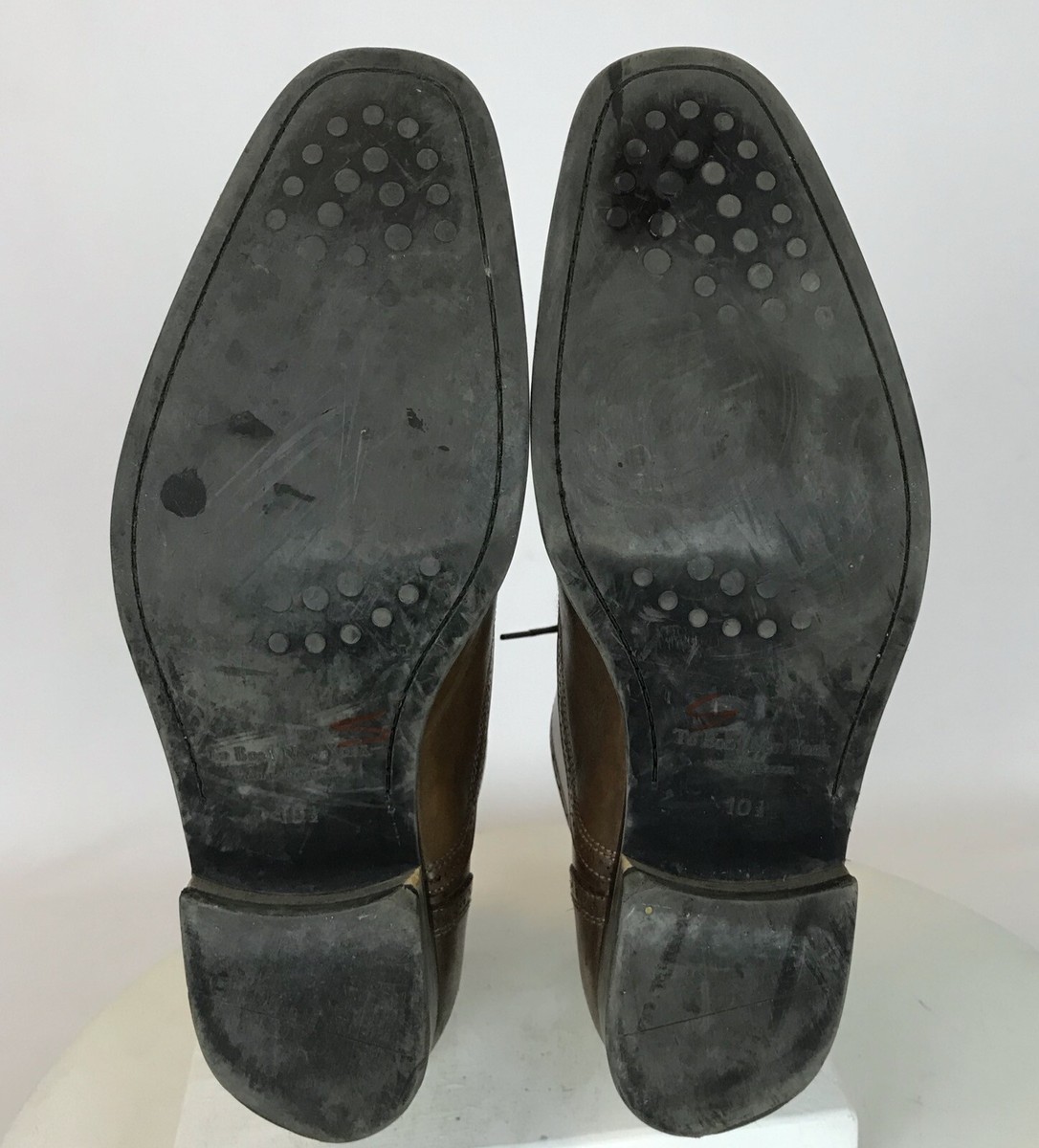 TO BOOT NEW YORK Brown Leather Oxford Cap Toe Brogue ITALY  display picture 1
