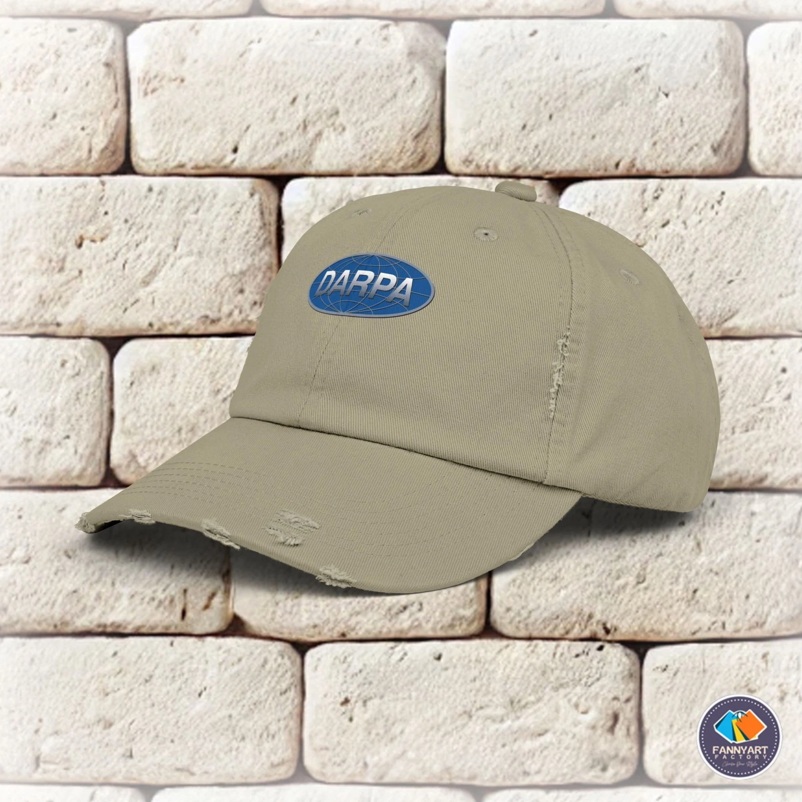 DARPA Emblem Unisex Distressed Cap