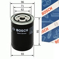 Bosch 0451103260 ÖLfilter Anschraubbar FüR Volvo 440 460 S40 I V40 Campo Trafic