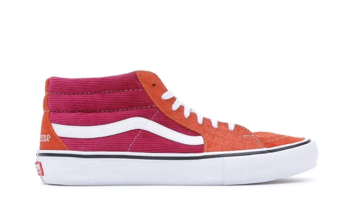 Supreme Vans Croc Corduroy Fusch 9,5