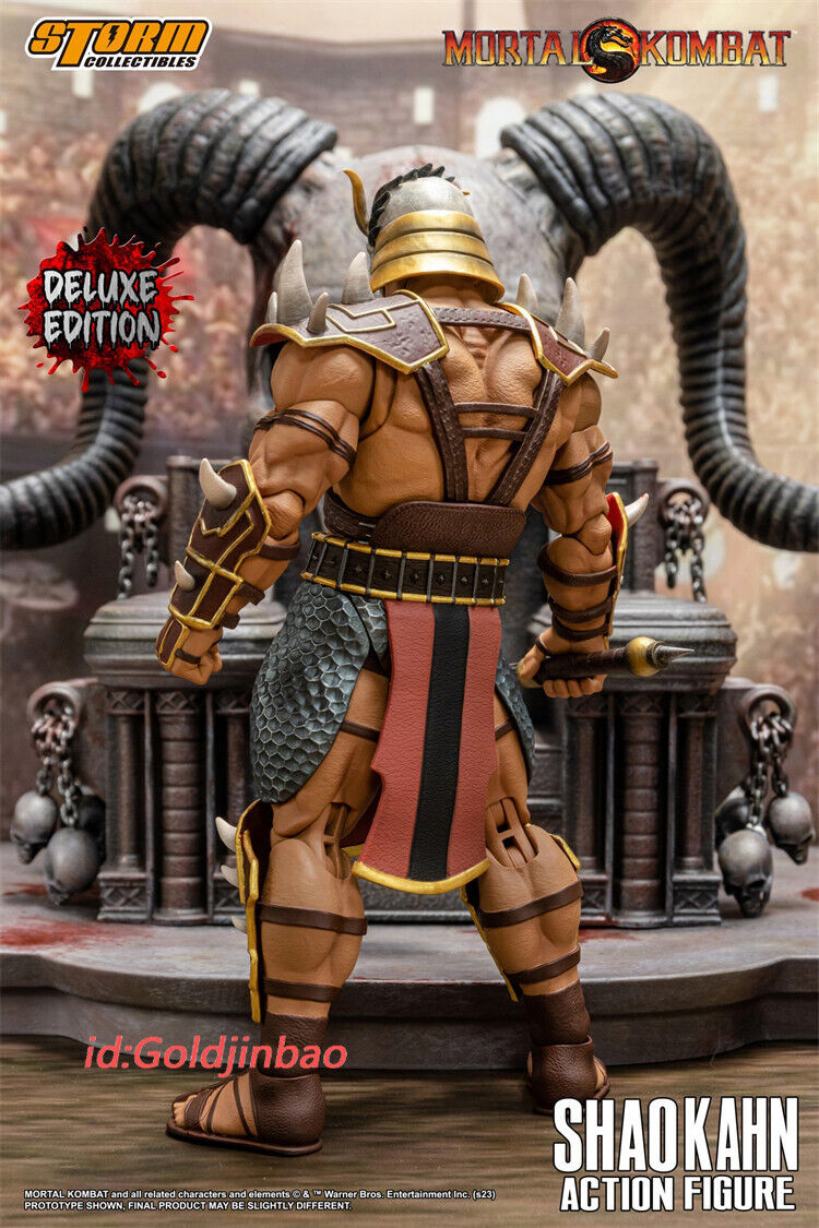 1/12 Storm Collectibles Mortal Kombat Shao Kahn Game Action Figure Movable  Joint Garage Kit Doll