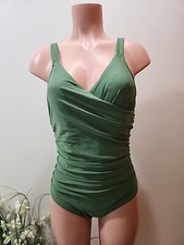 NWT Cupshe Womens One Piece Swimsuit Size Large Green Color