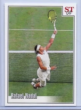 RAFAEL NADAL 2008 WIMBLEDON VS. FEDERER SPOTLIGHT TRIBUTE TENNIS CARD! 1 of 9!