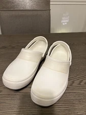 Women Crocs Mercy Work Slip On 10876-143 White White 100% Authentic