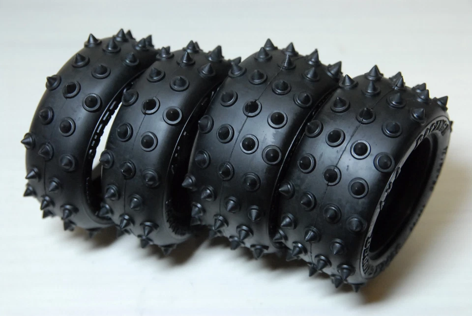 TAMIYA 1/10 pin spike F/R tires set avante super hotshot egress VQS Vanquish