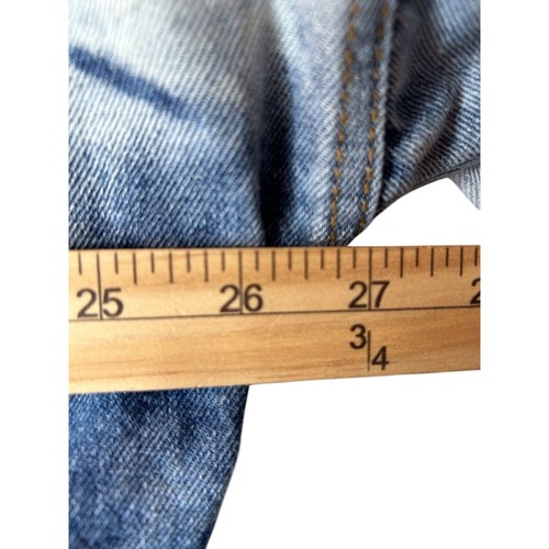 Fashion Nova Nonstop Jeansjacke Acid Wash Größe 1X Ombré Cropped Langarm - Bild 13 von 15