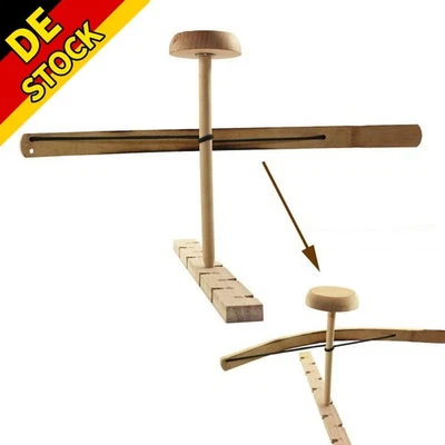 MARKENLOS Outdoor Primitive Feuer Starter Werkzeug Holz Bogenbohrer Überleben Reibung Kit