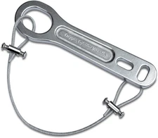 iGuerburn Small Heavy Duty Metal Oxygen Cylinder Tank Wrench O2 Key with Lanyard