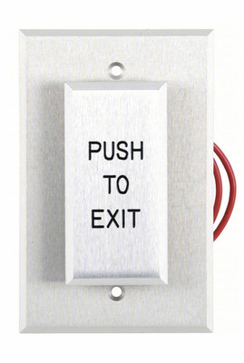 Dortronics Systems Push To Exit Wall Plate Switch W5286-P23DA-E1