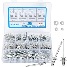 620pcs Pop Rivets Assortment Kit Aluminum Blind Rivets 14 Sizes Blind Rivet Set