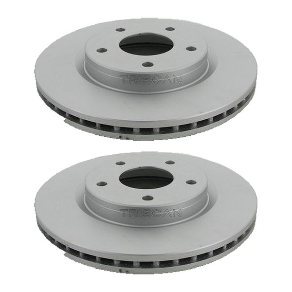2 Bremsscheiben BelüFtet Ø 280 Mm Triscan Passend FüR U.A. Nissan Juke-image
