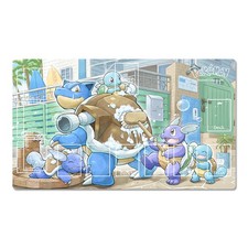 Pokemon Table Playmat Blastoise TCG CCG Play Mouse Pad Trading Card Game Mat