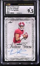 Tua Tagovailoa 2020 Leaf Ultimate Draft CGC 9.5 /50 Future Stars Auto Silver
