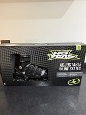 No Fear Adjustable Inline Skates Men’s Uk Size 9-12 Black/grey
