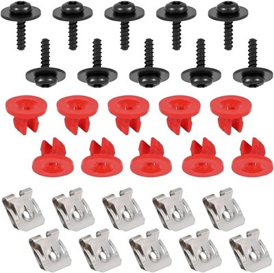 T30 Engine Splash Shield Guard Undertray Cover Screws Bolt Nut Clip Kit, Engine 