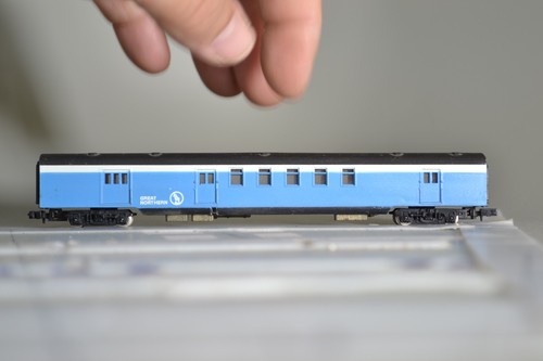 VAGÓN DE PASAJEROS CON COR 80262 ESCALA N GN GREAT NORTH BIG SKY BLUE | Zustand: Used