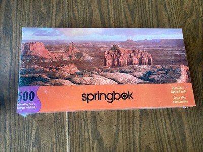 Springbok 500 Piece NEW/SEALED Panoramic Puzzle Jigsaw Canyonland Ntnl Park Utah