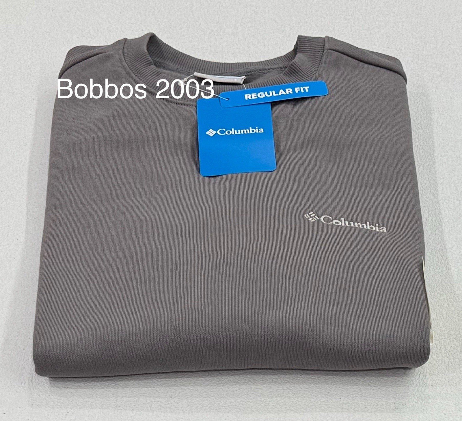 Columbia Men's Walnut Canyon Crewneck Sweatshirt, City Grey, Size S