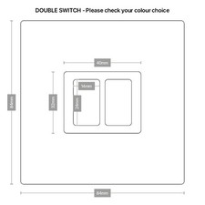 Plain Light Switch Gloss Vinyl Skin Cover Decal Living Bedroom Living Stickers