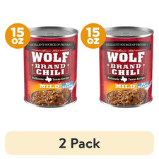 (2 pack) Wolf Brand Mild Chili Without Beans,...