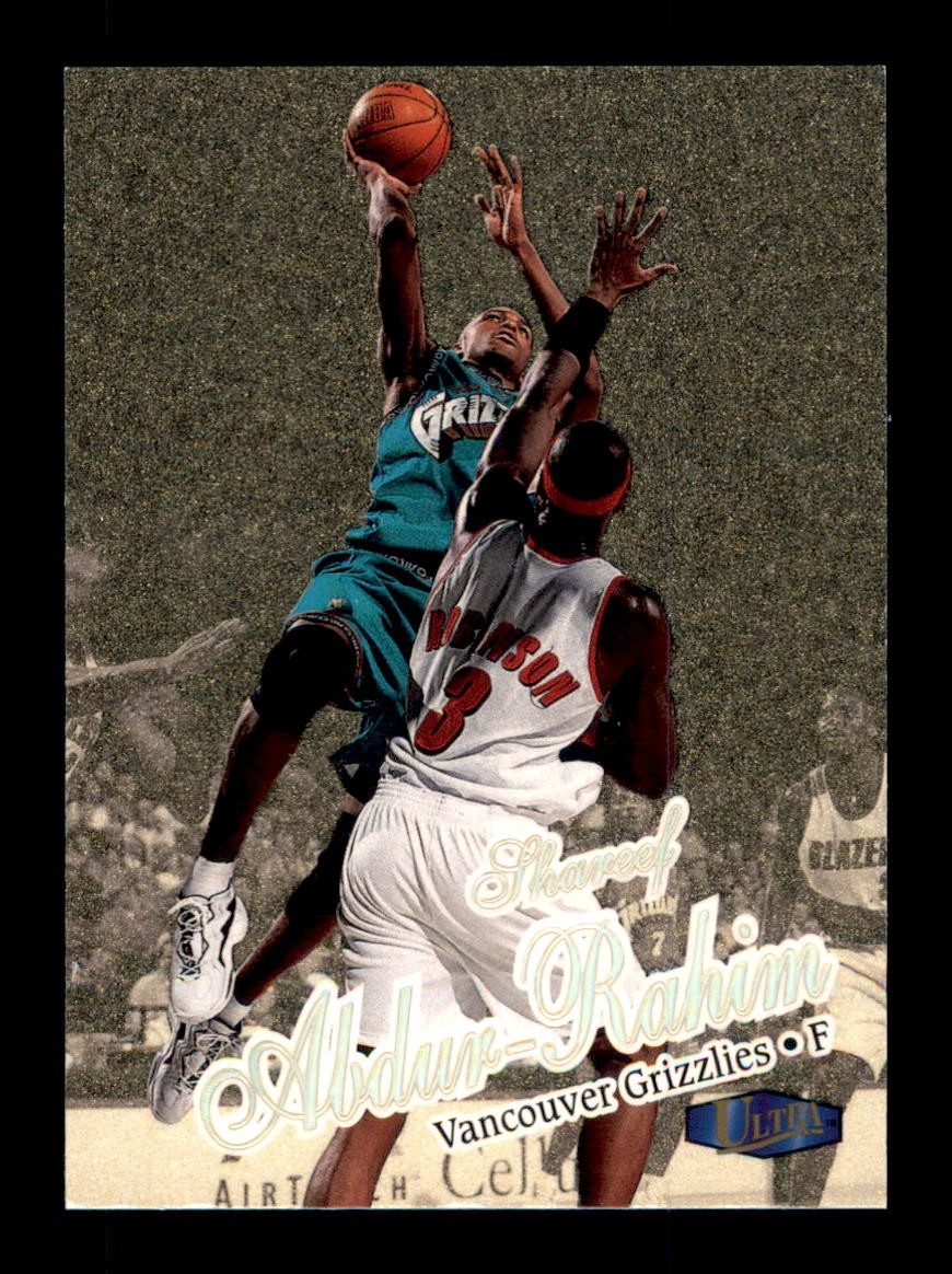 1997-98 Fleer Ultra - Shareef Abdur-Rahim #37G Gold Medallion Grizzlies