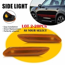 2-20X Amber Front Side Marker Light For 11-16 MINI Countryman R60 R61 Paceman EC