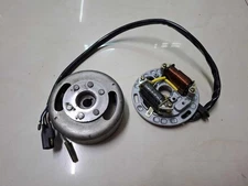 SUZUKI GP100-GP125 STATOR MAGNETO GENERETOR ALTERNATOR+FLYWHEEL SET NOS JAPAN