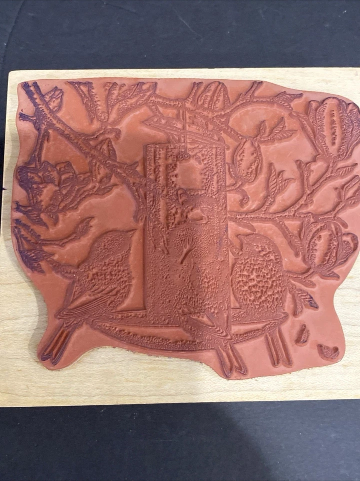 Stampa Rosa Rubber Stamps House Mouse Designs Feeder Friends (Mudpie) - Image 4 of 4