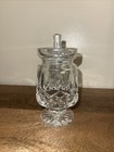 Marked Waterford Crystal Condiment Jam Honey Marmalade Footed Jar Lismore W. Lid — photo 3