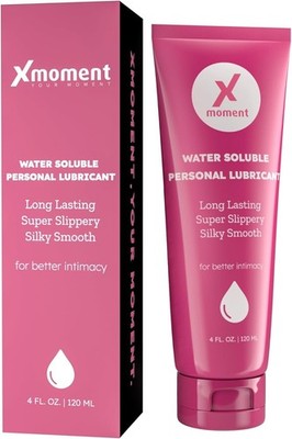 Water-Based Lube, 4 Fl Oz Liquid Personal Lubricant for Men, Women & Couples, No