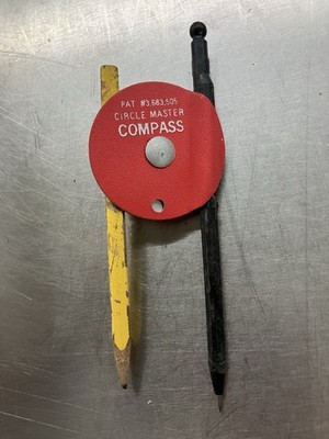 Vintage 1972 Circle Master Compass Creative Publications Education Drafting Tool