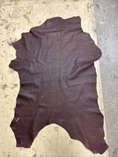Antique Brown leather Calf hide Calfskin 6.4 sq. ft. for bookbinding X1