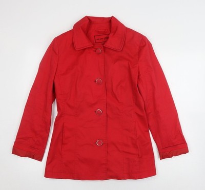 Marks and Spencer Damenjacke rot Größe 10