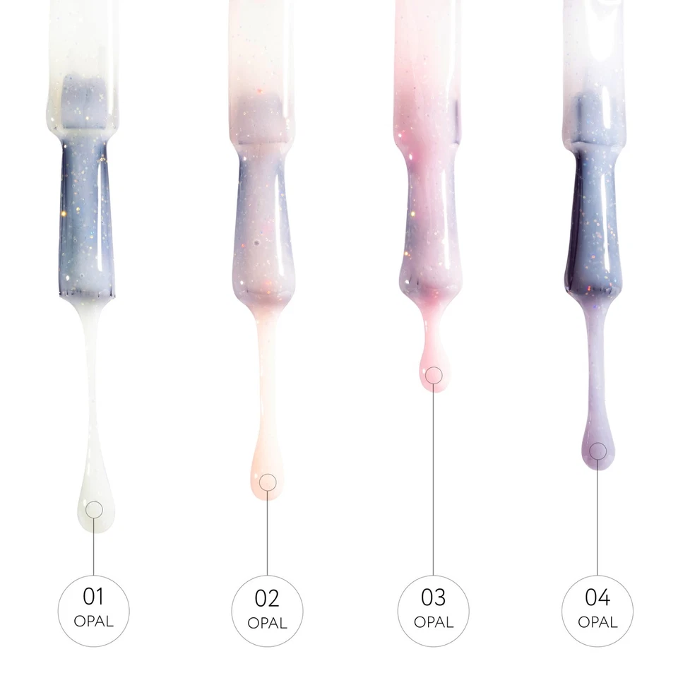 Kodi Professional New Color Base Gel Coat 7ml White Milky Opal Pastel Black Pink - Bild 2 von 4