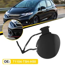 Black for Honda Fit 2018 2019 Front Tow Hitch/Hook Bumper Cover 71104-T5H-H50
