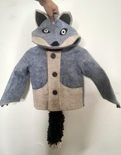 Little Goodall Unisex Kids Wolf Coat Size 4T