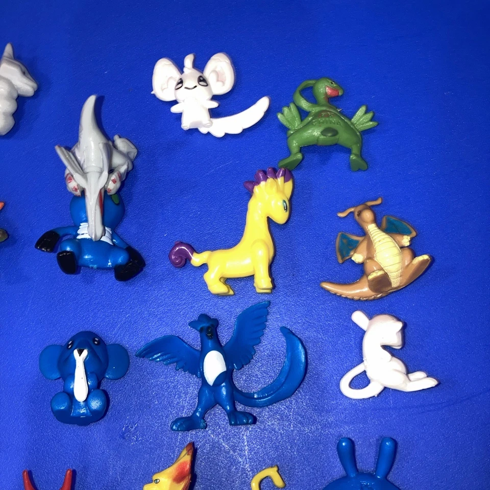 "Lote de 36 mini figuras vintage de Pokémon +/- 1""" Foto 3 de 4