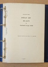 Rhode & Schwarz Display Unit BN 42472 Polyskop III tipo SWOB libretto istruzioni