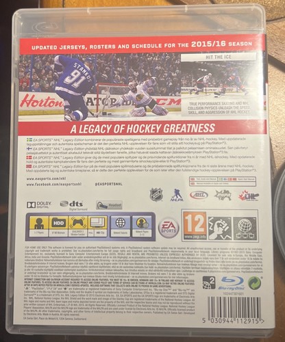 Nhl Legacy Edition Playstation 3 Nordic Version Hard to Find - Picture 3 of 8