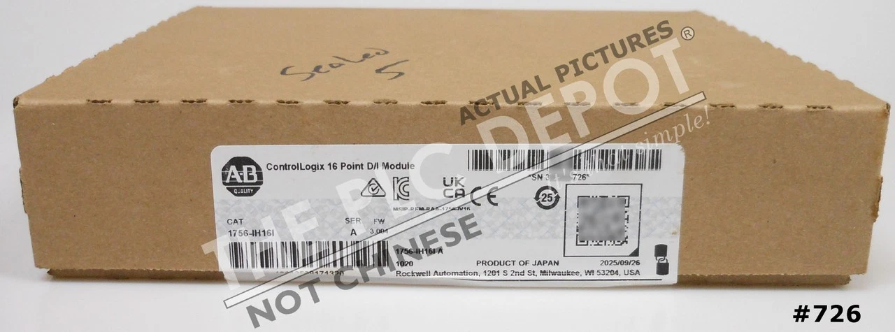 2025 SEALED Allen Bradley 1756-IH16I ControlLogix 16PT D/I [REAL US SELLER] #726