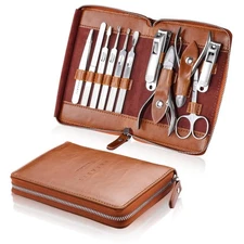 Makartt Manicure Kit: Professional Nail Care Clippers Set - 11 pcs Stainless Ste