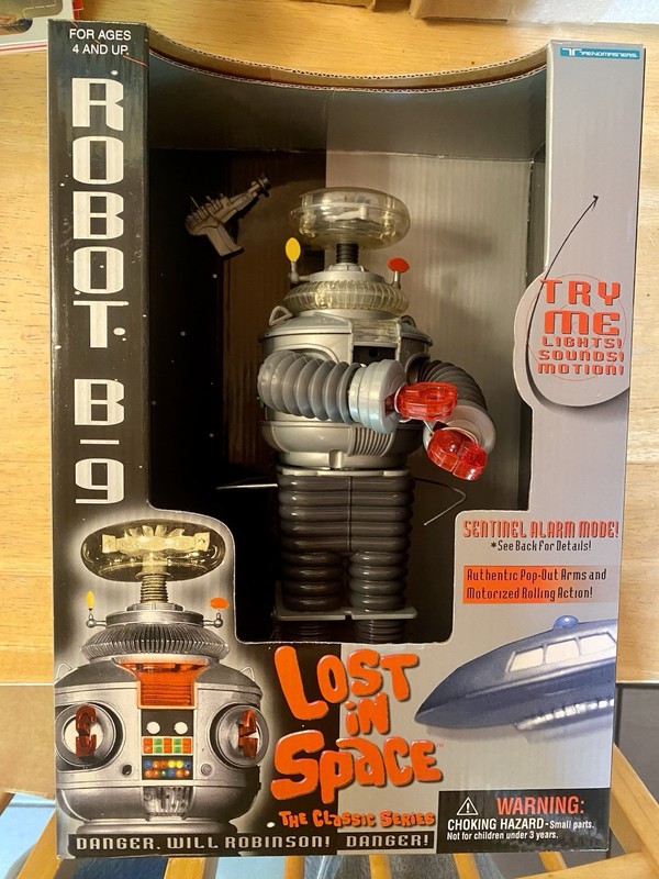 Trendmasters Lost In Space Robot B9 Figure Classic Series 1998 Mint Works