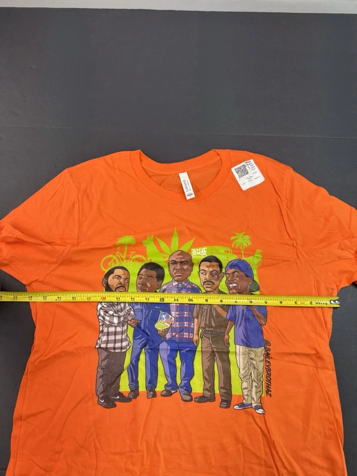 Camiseta Gráfica Vintage Friday The Movie Masculina Tamanho Grande Ice Cub Smoky Deebo NOVA - Imagem 3 de 4