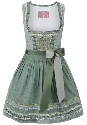 Dirndl Kim 55er Länge salbei Stockerpoint Elegante Trachtenmode Frühling - Bild 1 von 3