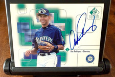 RARE Alex Rodriguez AUTO Mariners 1999 Upper Deck SP Signature Collection Card