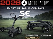 MOTOCADDY SE NEW 2026 ELECTRIC GOLF TROLLEY FREE ACCESSORY 24 HOUR DELIVERY!!!