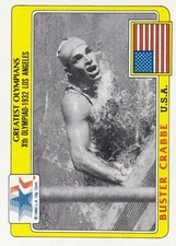 1983 Topps Greatest Olympians #99 Buster Crabbe Base Base
