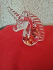 ART GLASS UNICORN PAPERWEIGHT — photo 1