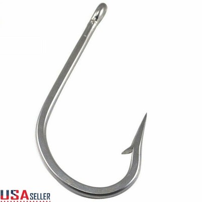 7731 Stainless Steel Super Large shark Fishing Hook Big Game Fish Tuna Bait 20/0