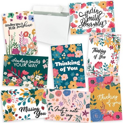 Thinking of You Cards with Envelopes - 24 Gender Neutral Thinking of You Card...